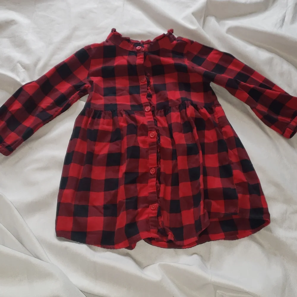 Babydoll Plaid Top - Picture 1 of 2